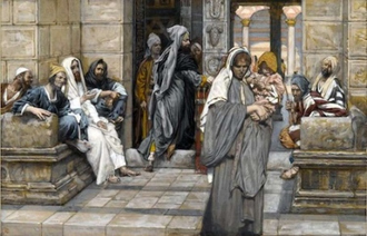 The Widow's Mite (Le denier de la veuve), by James Tissot © Brooklyn Museum, New York