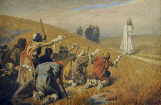 Christ and the Lepers, by Gebhard Fugel,  1920. © Wikimedia, Diözesanmuseum Freising