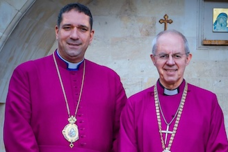 Archbishop Naoum and Archbishop Welby