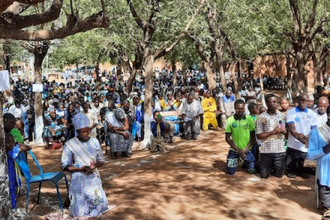 Christians praying in Burkina Faso © ACN