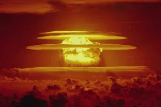 Castle Bravo the most powerful thermonuclear device ever tested by the USA. Wiki Image