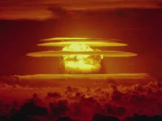 Castle Bravo the most powerful thermonuclear device ever tested by the USA. Wiki Image