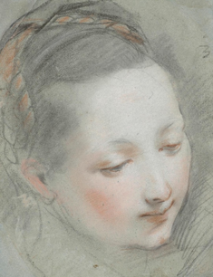 Federico Barocci, Head of the Virgin ©Royal Collection Enterprises Limited 2024, Royal Collection Trust.