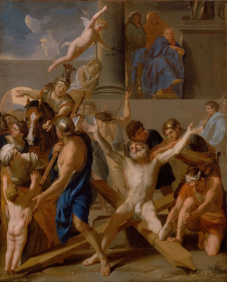 The Martyrdom of St Andrew by Charles Le Brun © Getty Museum, London