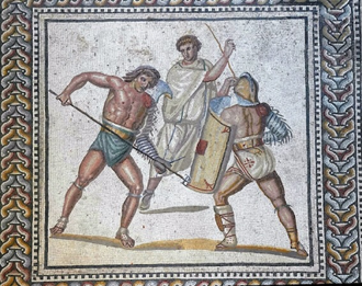 Wiki Image: Nennig Roman Villa mosaic