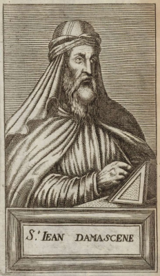 Saint John of Damascus, Engraving by André Thevet, 1590 © Christian Art