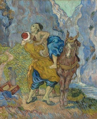 The Good Samaritan (after Delacroix), by Vincent Van Gogh, 1890 © Kröller-Müller Museum, Netherlands