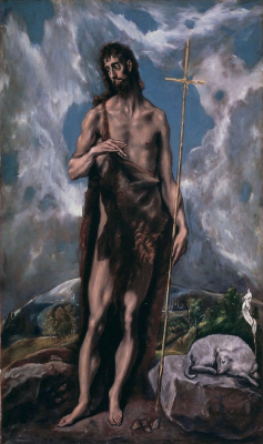 Saint John the Baptist, by El Greco, painted 1597-1607 © Legion of Honor Museum, San Francisco