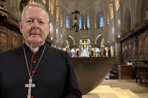 Archbishop Martin in Notre Dame Cathedral image: CCO archive