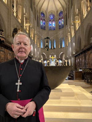 Archbishop Martin in Notre Dame Cathedral image: CCO archive