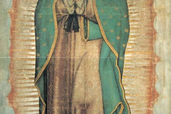 Our Lady of Guadalupe, pigment on tilma, dated to the Marian apparitions in 1531 © Wikimedia Commons