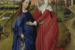 The Visitation by Rogier Van der Weyden, 1435 - 1440 © Maximilian Speck von Sternburg Stiftung, Leipzig