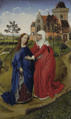 The Visitation by Rogier Van der Weyden, 1435 - 1440 © Maximilian Speck von Sternburg Stiftung, Leipzig