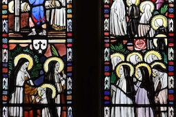 Martyrs of Compiègne, Our Lady of Mount Carmel Church, Quidenham, Norfolk.  Wiki Image by John Salmon