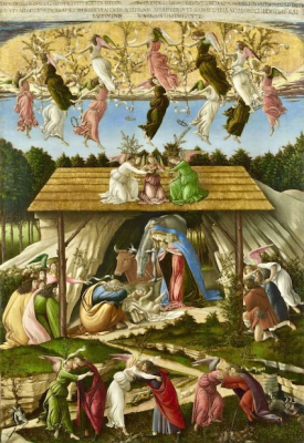 The Mystical Nativity, by Sandro Botticelli, 1500 © National Gallery, London
