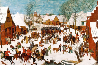 Massacre of the Innocents, by Pieter Bruegel the Elder, 1567 © Royal collection, Windsor Castle, Acquired by Charles II from William Frizell in 1662C