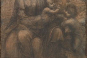 The Virgin and Child with St Anne and the Infant St John,  Leonardo Da Vinci ('The Burlington House Cartoon')