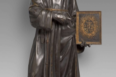 Saint Bernardino of Siena, scupture by Fulvio Signorini, Bronze and gilt-bronze, 1600 © Metropolitan Museum of Art, New York