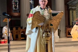 Archbishop Dermot Farrell at Mass in St Mary's Pro Cathedral, Dublin Archived picture CCO