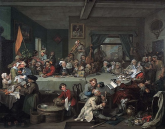 An Election Entertainment, by William Hogarth, 1755, © Sir John Soane Museum, London