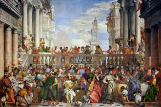 The Wedding Feast at Cana, by Paolo Veronese,1563 © The Louvre Museum, Paris