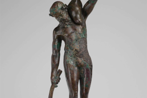 Ancient Greek bronze satyr with a wineskin 3rd-2nd century BC ©Metropolitan Museum of Art, NY