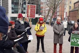 Prayers outside the Home Office