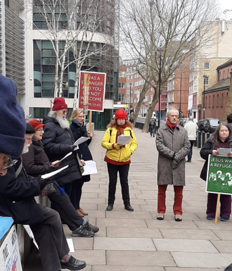 Prayers outside the Home Office