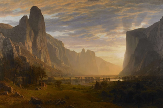 Looking Down Yosemite Valley, by Albert Bierstadt, 1864 © Birmingham Museum of Art, Alabama