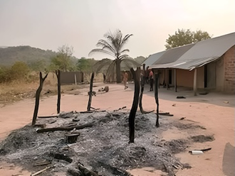 Aftermath of terrorist attack in Benue State, Nigeria © Gboko Diocese/ACN