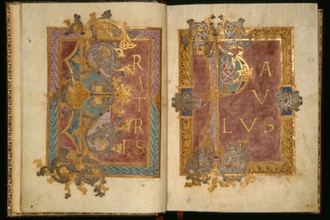 Epistle Lectionary by Eburnant (artist).  MS McClean 30.  Illuminated manuscript,  960-980 AD, Frankish Kingdom, Reichenau © The Fitzwilliam Museum, Cambridge