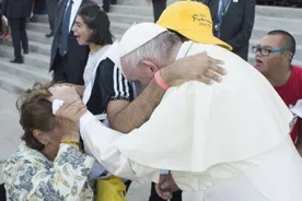 Pope greets the sick during 2019 visit to Chile