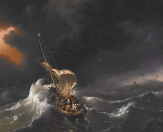 Christ in the Storm on the Sea of Galilee, by Ludolf Bakhuizen, 1695 © Indianapolis Museum of Art