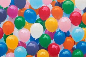 Balloons,  Paintd by Jinho Kee  in 2020,  Oil on canvas  © Jinho Kee / Saatchi Art