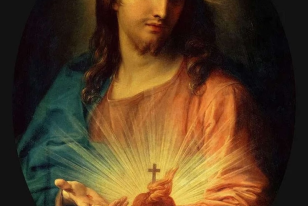 Sacred Heart of Jesus by Pompeo Batoni  © Church of the Gesù, Rome