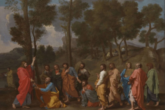 The Sacrament of Ordination (Christ Presenting the Keys to Saint Peter), Nicolas Poussin 1640 © Kimbell Art Museum, Texas