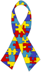 Autism Awareness Ribbon - Wiki Image