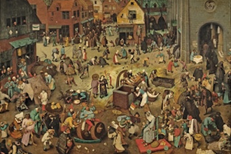 Battle between Carnival and Lent - Pieter Bruegel