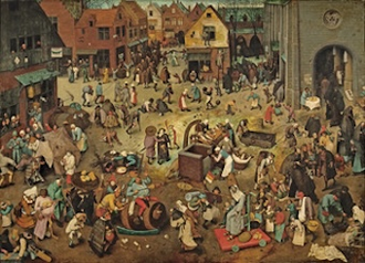 Battle between Carnival and Lent - Pieter Bruegel