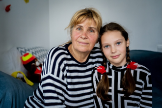 Natalia and her granddaughter Nadja, beneficiaries of The One Proposal (mage: Concordia Moldova