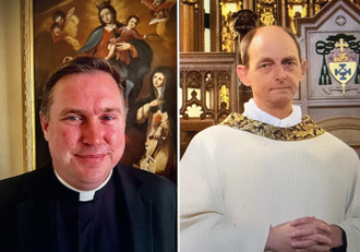 Fr Marcus Holden and Fr Steven Billington