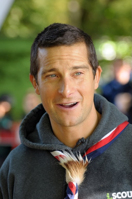 Bear Grylls on visit to Coventry Scout group. Wiki Image by Jamie Gray