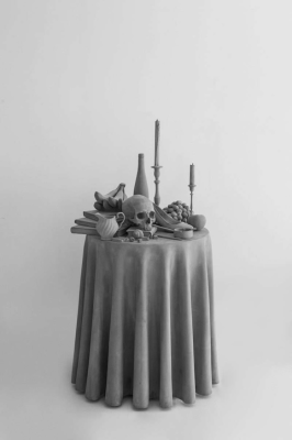 Vanitas Table (8), Sculpted by Hans op de Beeck,  2016, mixed media © Private Collection, London