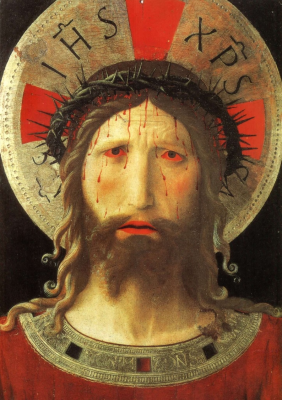 Christ Crowned with Thorns, by Fra Angelico,1438, tempera & gold leaf on panel © Livorno Cathedral, Italy