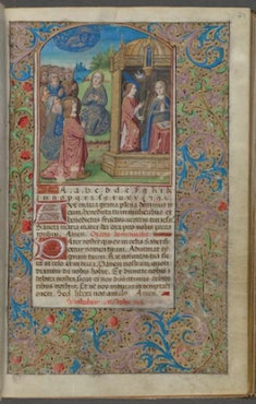 Pater Noster, illuminated manuscript, Flanders, Belgium © NYPL Digital Collection, New York / Creative Commons