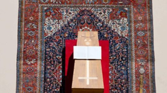 Coffin of Pope Francis. Image: Vatican Media