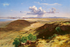 José María Velasco, The Valley of Mexico from the Hill of Santa Isabel (1877), Museo Nacional de Arte, INBAL, Mexico City.  Image: Museo Nacional de Arte, Mexico City © Reproduction authorised by the Instituto Nacional de Bellas Artes y Literatura