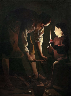 Joseph the Carpenter, by Georges de la Tour, 1642 © Louvre Museum, Paris