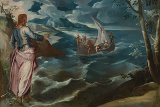 Christ at the Sea of Galilee, by the Circle of Jacopo Tintoretto © National Gallery of Art, Washington