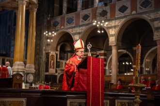 Archbishop Buendia in  Westminster Cathedral